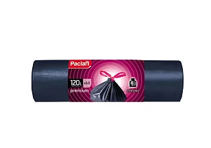 Paclan Мешки для мусора с тесьмой PREMIUM 120л, 10шт