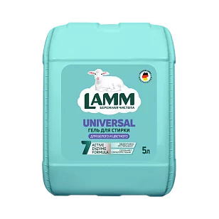 Lamm Жидкое средство для стирки Universal гель 5л (3шт)