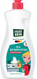 Frau Brök Гель д/посуды Алоэ вера и зеленый чай 500мл
