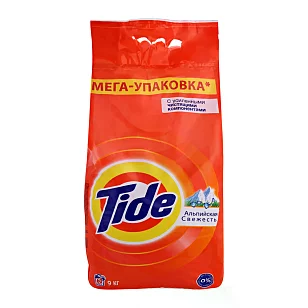 TIDE Стиральный порошок Автомат Альпийская свежесть 9кг