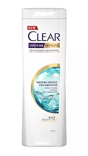 CLEAR Шампунь Против перхоти Интенсивное увлажнение, 400мл