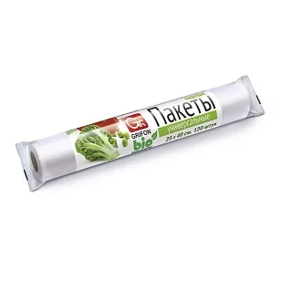 GRIFON Bio Пакеты для завтраков 1л 18 × 28см, 200шт