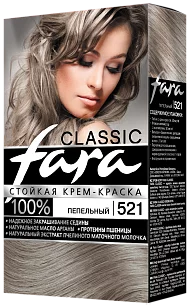 Fara Classic Краска для волос 521 Пепельный (6шт в, кор)