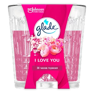 Glade Ароматическая свеча I Love You 130г