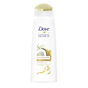 DOVE Шампунь Восстановление Кукурма и кокосовое масло, 250мл