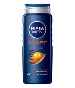 Nivea MEN Гель д/душа мужской 2в1 Спорт 500мл (6шт)