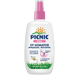 Picnic Baby Спрей от комаров 120мл