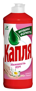 Капля Vox Жидкость д/посуды Хлопок и ромашка 500г