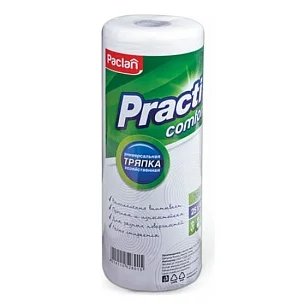 Paclan Тряпка универсальная Comfort 25х35см 70шт в, рулоне