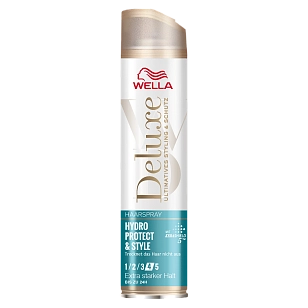 Wella Deluxe Лак для волос Hydro Protect&Style Защита и стиль ЭСФ 4, 250мл