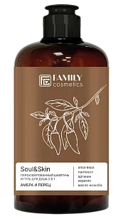 FC Soul&Skin Шампунь и гель д/душа 2в1 Амбра и Перец 470мл