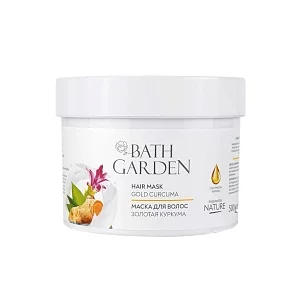 Bath Garden Маска для волос Универсальная питательная Золотая куркума, 500мл