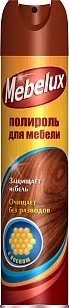 Mebelux Полироль для мебели с воском, 300мл