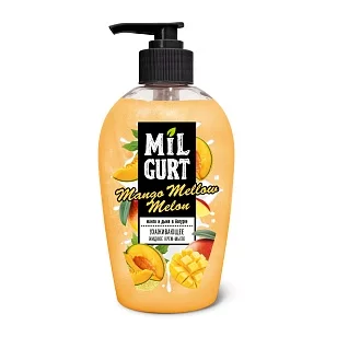 Milgurt Жидкое крем-мыло Манго и дыня в йогурте, 280мл