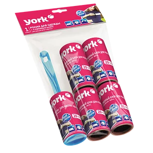YORK Ролик-щетка для одежды 20л + 4 сменных блока