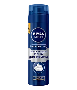 Nivea MEN Пена для бритья Классическая увлажняющая, 200мл