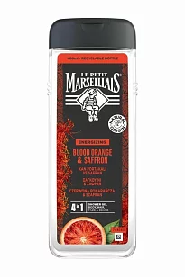 Le Petit Marseillais Гель д/душа для мужчин Красный апельсин и Шафран 4в1 400мл