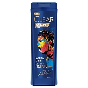 CLEAR MEN Шампунь Против перхоти 2в1 Глубокое очищение, 400мл