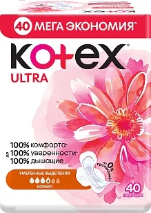 Kotex Прокладки Ультра сетч Норм 40х12