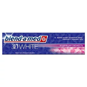 Blend-a-Med Зубная паста 3D White Бодрящая свежесть, 100мл