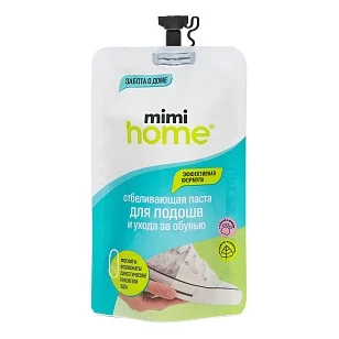 Mimi Home Паста отбеливающая для подошв и ухода за обувью, 100мл
