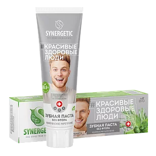 SYNERGETIC Зубная паста Комплексное укрепление 100г