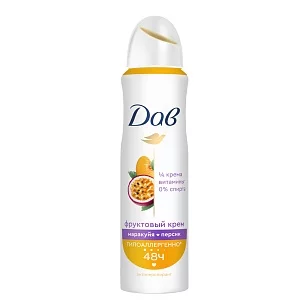 DOVE Део спрей Маракуйя и персик 150мл
