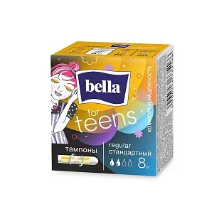 Bella for teens Regular Тампоны без аппликатора 8шт