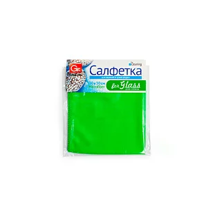 GRIFON Салфетка из микрофибры для стекла 30х30см 1, шт