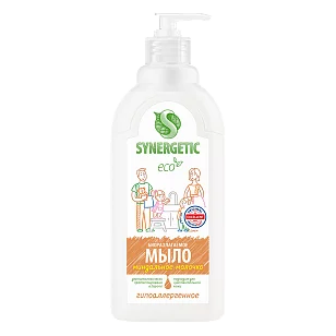SYNERGETIC Жидкое мыло Миндальное молочко, 500мл