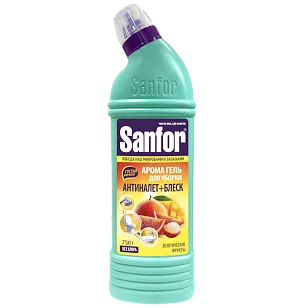 Sanfor Арома Средство чистящее для сантехники гель Экзотические фрукты 750г