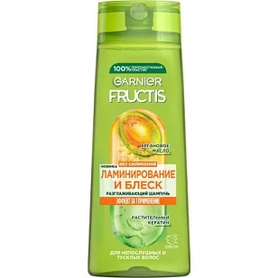 FRUCTIS Шампунь Ламинирование и блеск 400мл