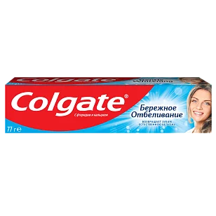 Colgate Зубная паста Бережное отбеливание, 50мл