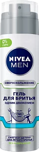 Nivea MEN Гель для бритья Одним движением, 200мл
