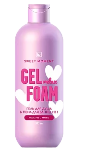 FC Sweet Moment Гель д/душа и пена д/ванны 2в1 Малина и Мята 500мл