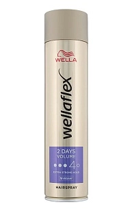 Wella Wellaflex Лак для волос Volume 2Day ЭСФ 4, 250мл