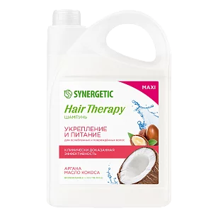 SYNERGETIC Шампунь Укрепление и питание HAIR THERAPY 3,5л