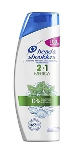 Head&Shoulders Шампунь 2в1 Ментол освежающий, 600мл