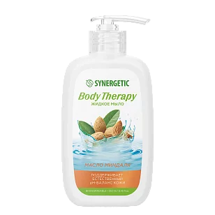 SYNERGETIC Жидкое мыло Body Therapy Масло миндаля 250мл