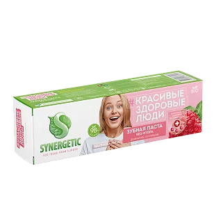 SYNERGETIC Зубная паста Деликатное отбеливание 100г