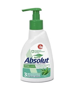 Absolut Nature Жидкое мыло Алоэ, 250мл