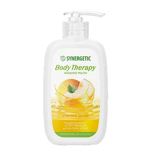 SYNERGETIC Жидкое мыло Body Therapy Спелая дыня 250мл