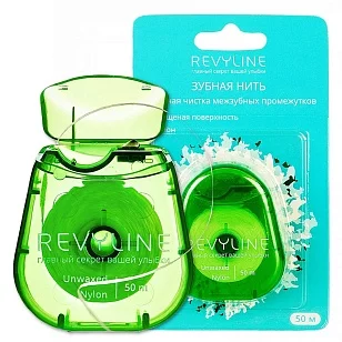 Revyline Зубная нить невощеная 50м