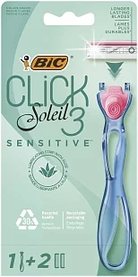 BIC Click 3 Soleil Станок д/бритья женский д/чувствительной кожи + 2 кассеты