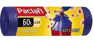 Paclan Мешки для мусора MULTITOP AROMA 60л 14шт