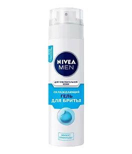 Nivea MEN Гель для бритья Охлаждающий для чувствительной кожи, 200мл