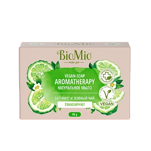 BioMio BIO-SOAP Мыло твердое Бергамот и зеленый чай 90г
