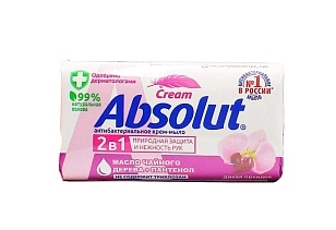 Absolut Cream Туалетное мыло 2в1 Дикая орхидея, 90г
