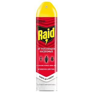 Raid Аэрозоль от ползающих насекомых 300мл