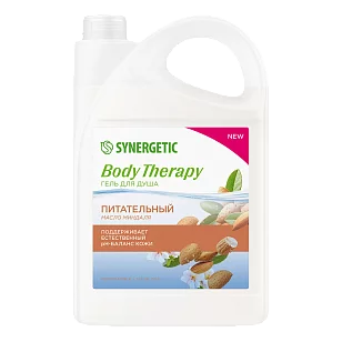 SYNERGETIC Гель д/душа Body Therapy Масло миндаля 3,5л